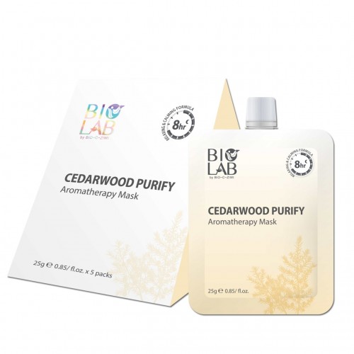 BIO LAB 雪松淨透香薰凝晶面膜 1盒/5包 清潔 收縮毛孔