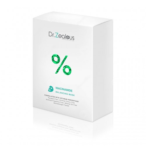 煙酰胺舒敏平衡面膜 (綠%面膜)--1盒10件