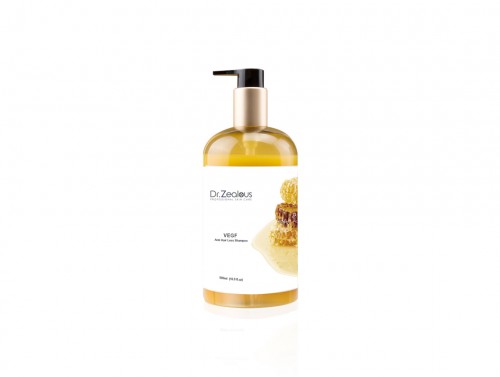 藍銅胜肽野薑蜂蜜育髮洗頭水--500ML